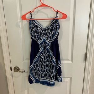 Express strapless dress